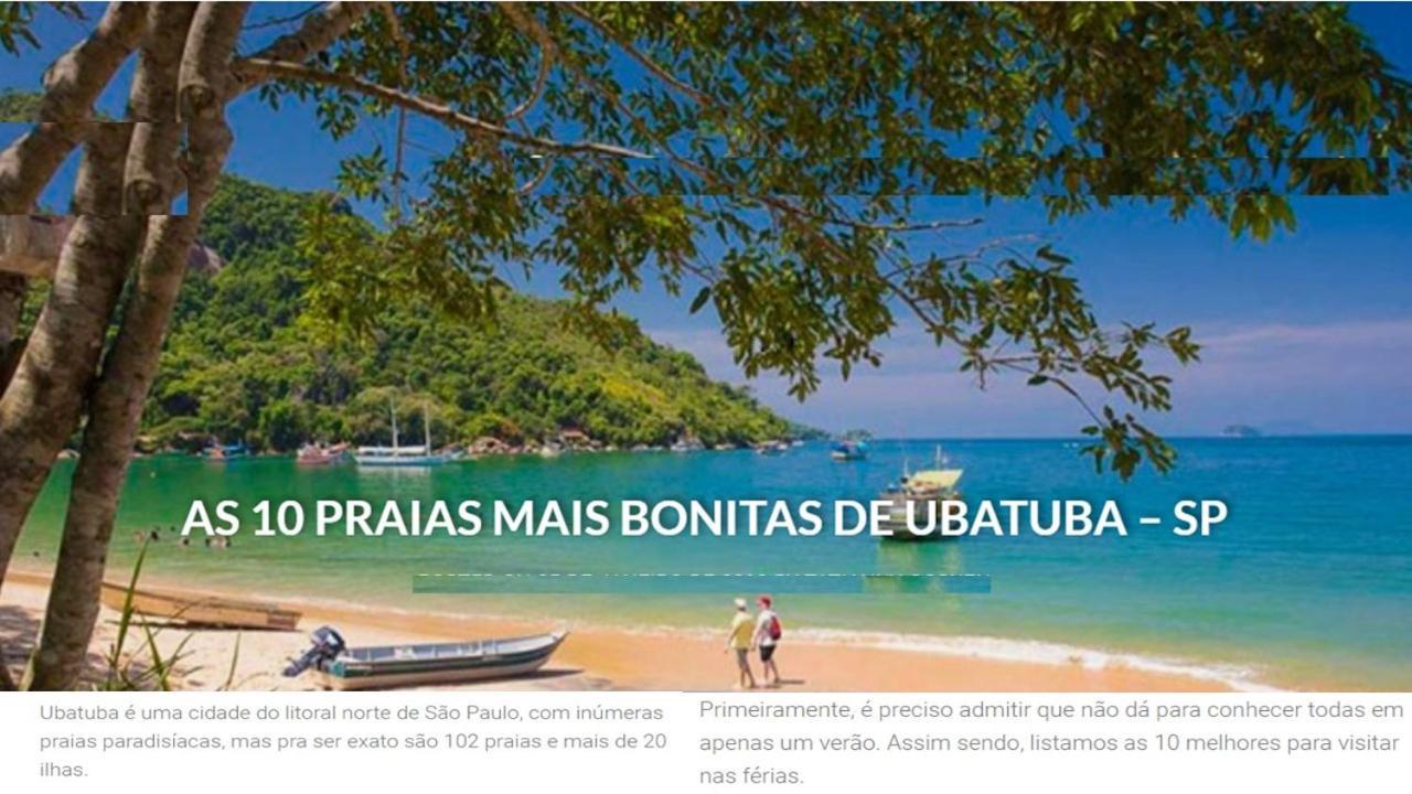 Apartamento Ubatuba - Praia Grande - 80M Da Praia - Ate 8 Pessoas - Praia Grande Ubatuba - 2 Quartos Dış mekan fotoğraf